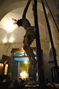 El Cristo de la Sangre procesionará el Viernes Santo en Zalamea. / Foto: José Miguel Jiménez.