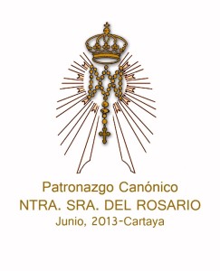 Logotipo oficial del Patronazgo Canónico de la Virgen del Rosario de Cartaya