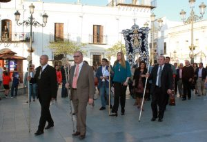 La jornada comenzó con el traslado del Simpecado.