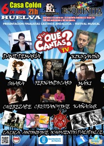 Cartel anunciador de la gala. 