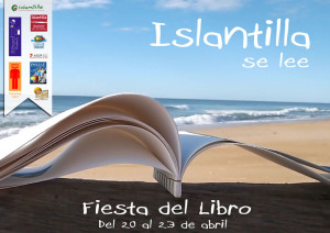 Cartel de la Fiesta del Libro en Islantilla.