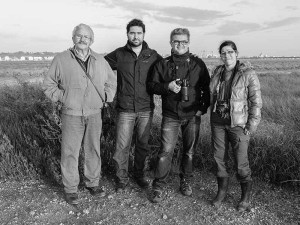 Equipo de trabajo del documental. 