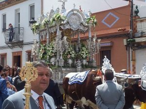 El presidente de la Hermandad del Rocío de La Palma, Enrique Martín.