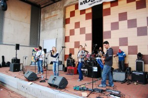 La música, protagonista en esta fiesta. 