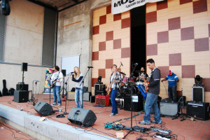 La música, protagonista en esta fiesta.