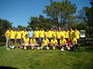 Una treintena de jugadores tomaron parte en la segunda edición del Footgolf de Islantilla.