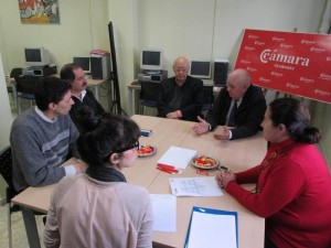 Reunión entre representantes de la Eurociudad Ayamonte-Vila Real de Santo Antonio y asociaciones de comerciantes de ambos municipios