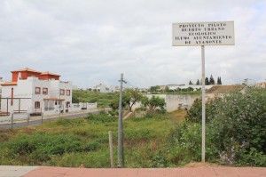 Parcela donde irán ubicados los huertos urbanos.