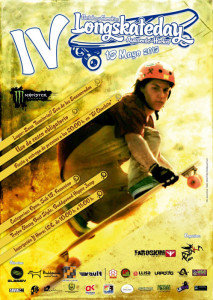 Cartel de la jornada de skate en Ayamonte.