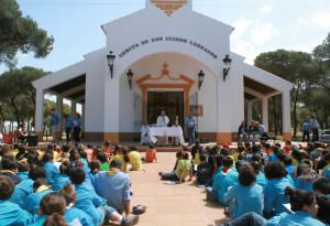 Una de las actividades consistió en la celebración de una eucaristía.