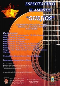 Cartel del espectáculo 'Quejíos'.