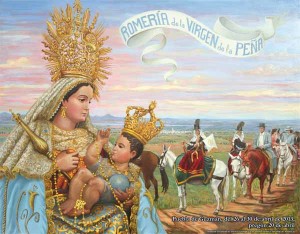 Cartel de la romería de la Virgen de la Peña 2013.