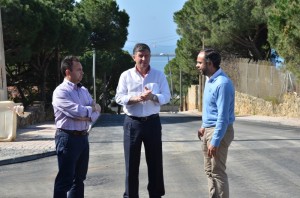 Carmelo Romero ha visitado las obras de Ciparsa.