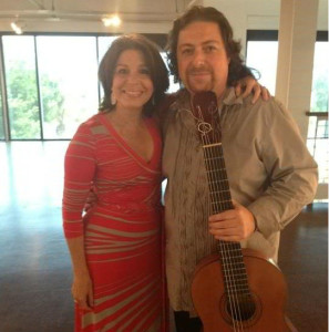 José Luis Rodríguez con Susana Behar en el Festival Spoleto. 