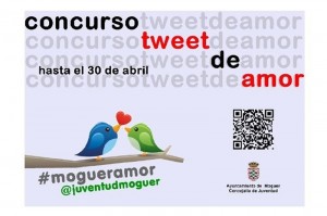 Cartel del Concurso Tweet de amor.