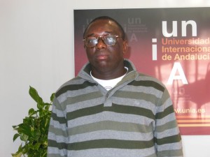 El haitiano Laurenel Louis se encuentra formándose en la Unia gracias a este programa.