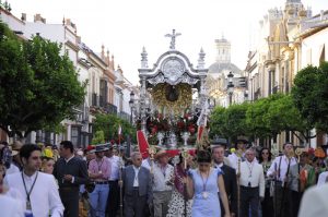 El Simpecado de la Hermandad palmerina.