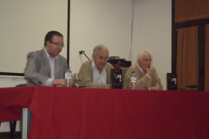 Un momento de la presentación del libro en Aracena.