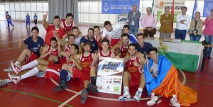 El equipo palmerino, un justo campeón del Provincial Sénior de baloncesto.