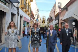 Traslado de la Virgen del carmen a su parroquia.