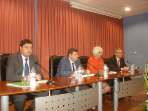 Presentación de las jornadas en homenaje a Miguel Ferre en la Universidad.