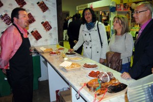 Un momento de la inauguración de la feria. 