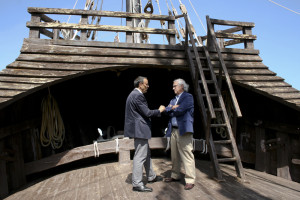 El Muelle de las Carabelas, un lugar emblemático de la provincia de Huelva. 