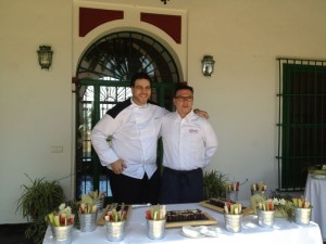 El cocinero Xanty Elías en el encuentro.