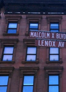 El boulevard Malcom X y la avenida Lenox.