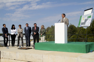 Intervención del presidente de la Diputación, Ignacio Caraballo, en el acto. 