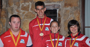 Las primeras cinco medallas cayeron para el Coda en la primera jornada del Campeonato de España.