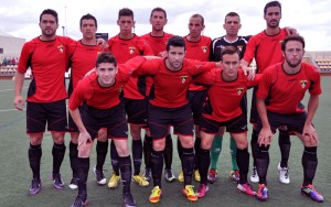 Último once del Ayamonte en una Liga con muchas alternativas. / Foto: J. L. Rúa.