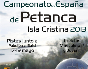 Cartel anunciador del evento que tendrá lugar en Isla Cristina.