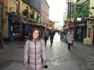 Lola Rodríguez, en Connemara, en la zona oeste de Irlanda. 