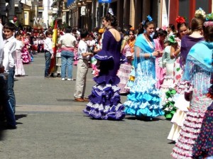 Unos 280 niños formaban el cortejo procesional.