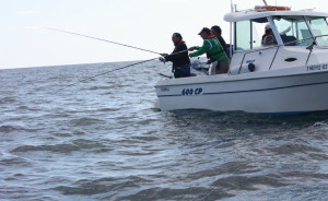 Los concursos de pesca no faltaron en la Semana Náutica Colombina.