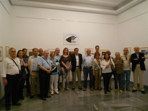 Un momento de la apertura de la exposición en el Museo.