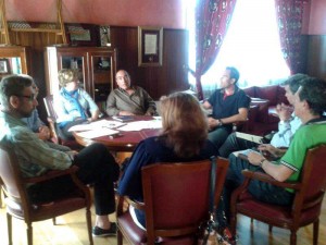 Un momento de la reunión celebrada en Ayamonte.