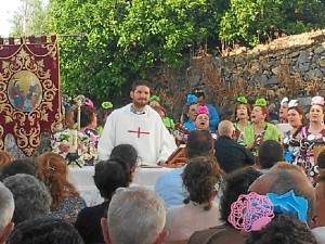 Unos de los momentos más emotivos fue el vivido en la iglesia de Campofrío.