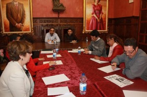 Reunión de los representantes de la Eurociudad en el consistorio ayamontino.