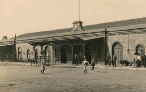 La salida de la comitiva se produjo a las cinco y media de la mañana desde la Estación de Huelva-Zafra