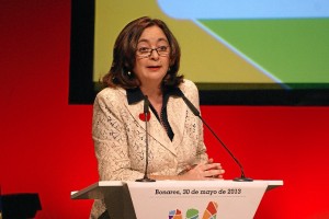 Mar Moreno, Consejera de Educación, en un momento del acto. / Foto: Fernando Camacho