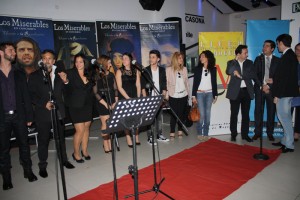 Un momento de la presentación del musical 'Los Miserables'.