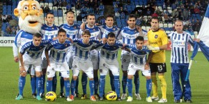 Alejandro fue el portero titular del Recre en las primeras catorce jornadas. / Foto; Josele Ruiz.