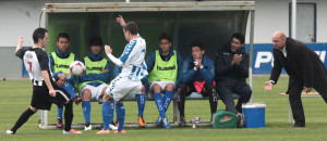 El club albiazul ha comunicado a Cándido Rosado que no seguirá al frente del Recre B / Foto: Josele Ruis.