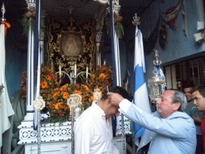 García Naranjo preside la Hermandad del Rocío de Hinojos desde 2009.