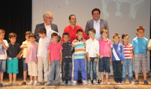 Un momento del acto que tuvo lugar en San Juan celebrando su gran fiesta del deporte.