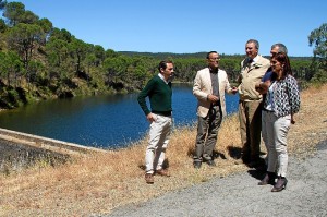 Un momento de la visita realizada a la finca El Calabazar. 