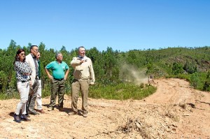 La finca está situada en Calañas. 