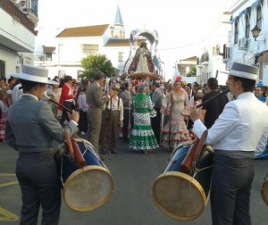 Los aljaraqueños acompañarán a su patrona este fin de semana.